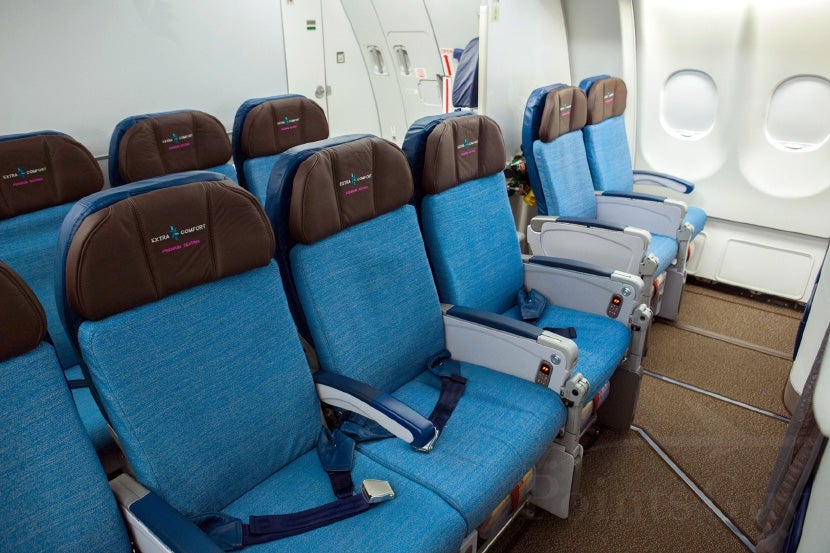 Bulkhead seats provide a bit of extra room.