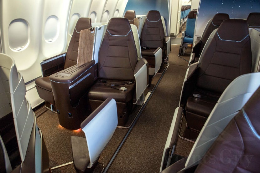 A seat divider adds privacy when you're sitting next to a stranger.