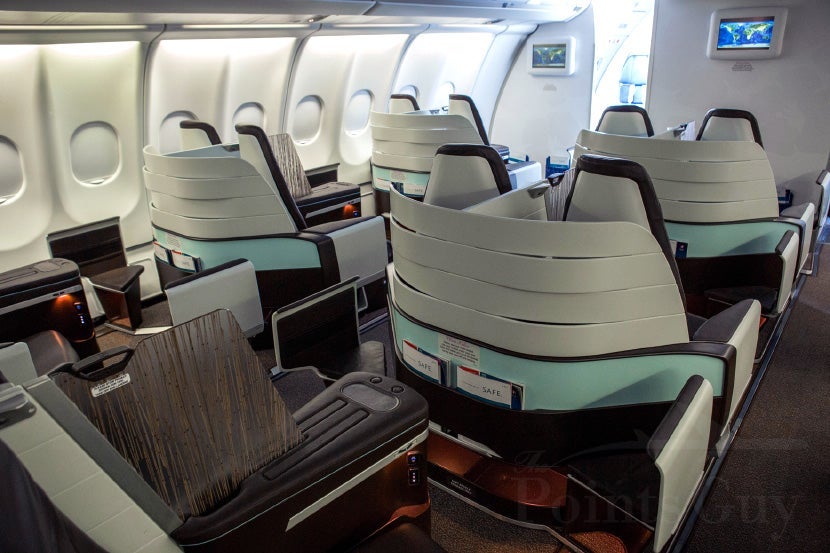 Each pair of seats is self-contained, so you can recline without impacting the person behind you.