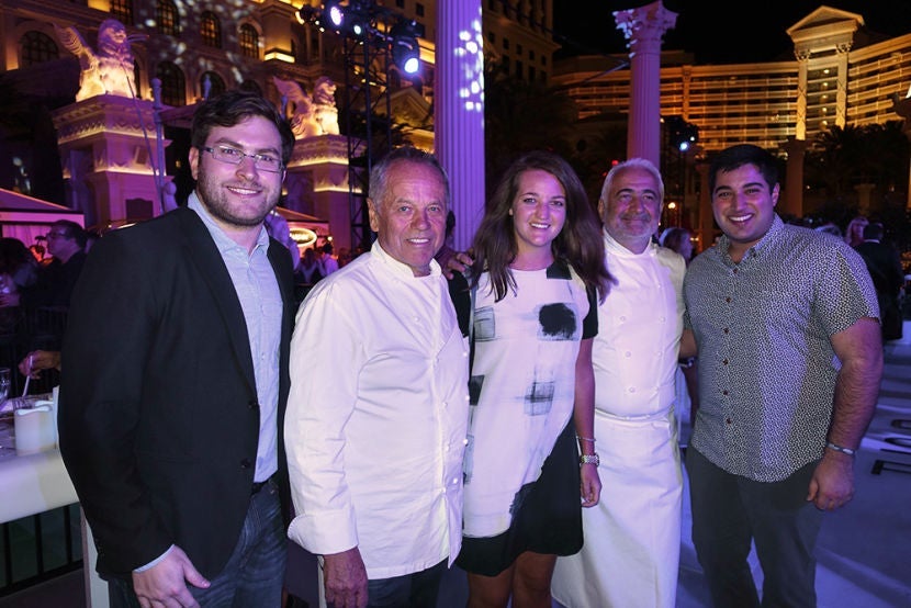 Team TPG with Wolfgang Puck and Guy Savoy.