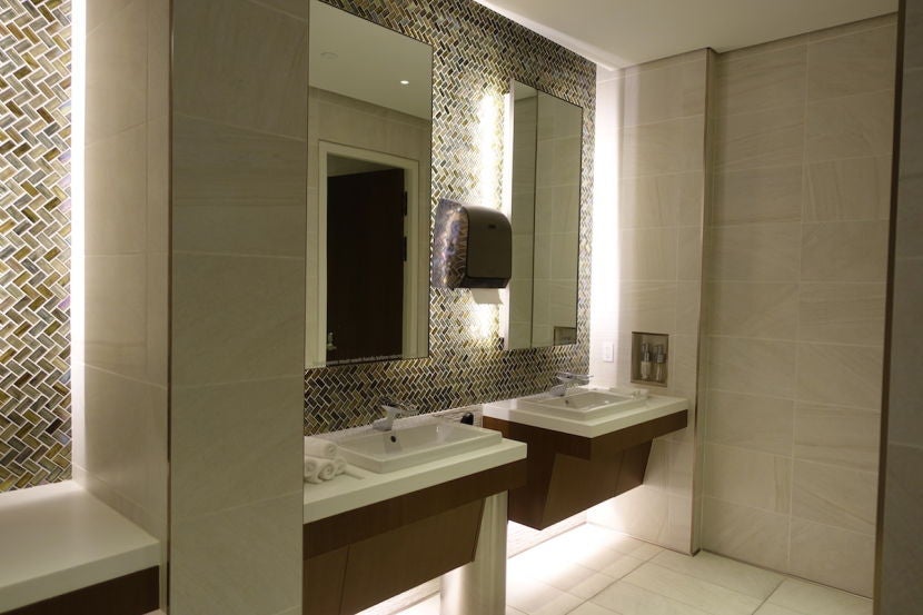 Even the bathrooms were cool.