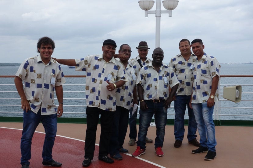 Cuban band from Cienfuegos to Santiago de Cuba.