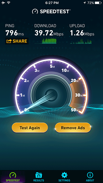 The onboard Wi-Fi in Havana was stronger than in the other two ports of call.