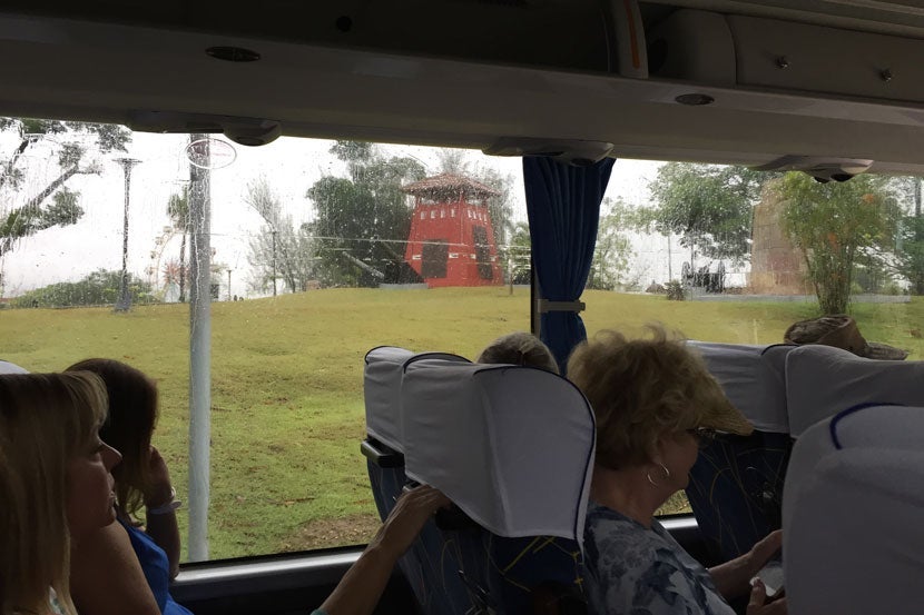 Driving by San Juan Hill in Santiago de Cuba.