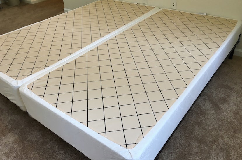 A good box spring can be just as important as the mattress itself, so we went with the Hyatt box spring base.