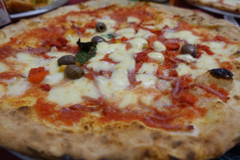 Pizza in Naples is some of the most famous in the world. Image courtesy of the author.