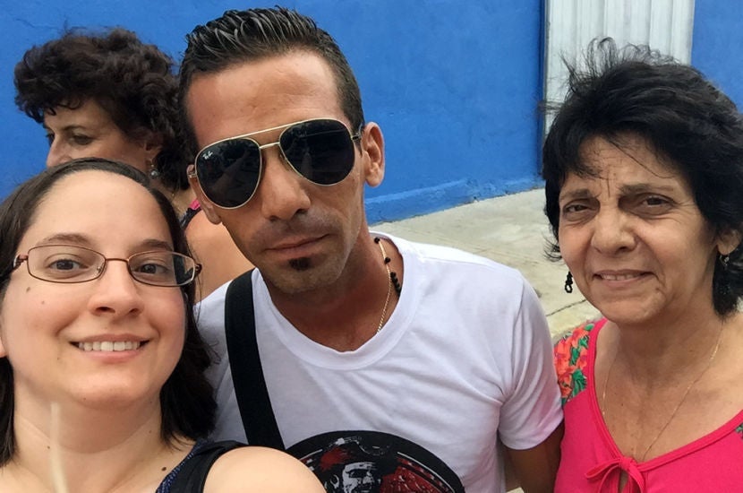 It was so nice to meet Sendi and his mother by the harbor in Cienfuegos.