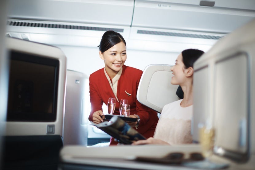 cathay pacific a350 business class