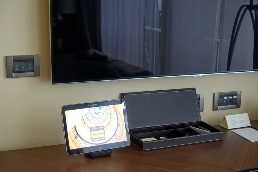 Samsung Galaxy tablet.