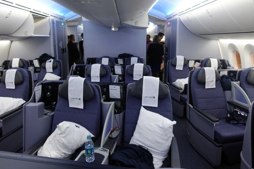 united 787-9 inaugural dreamliner