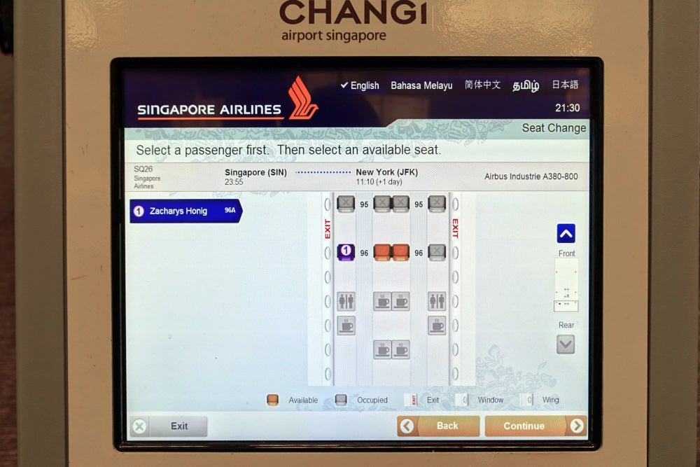 Singapore Airlines A380 Business Class Review