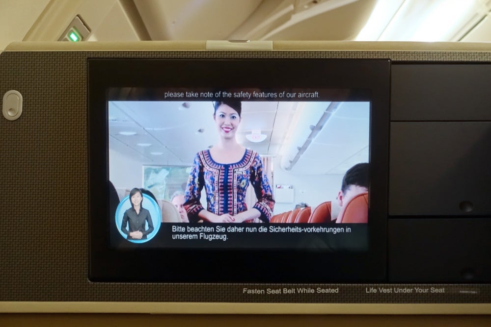 Singapore Airlines A380 Business Class Review