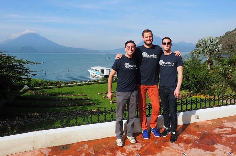 TPG reader Alexander L. (left) won a trip to Guatemala