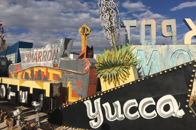 There are more than 200 signs on display at The Neon Museum.