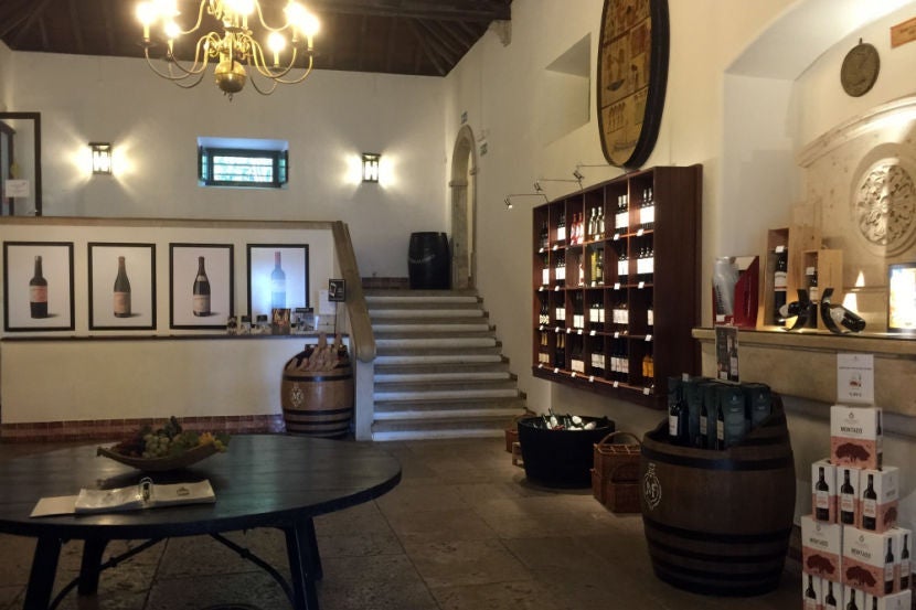 The store at José Maria da Fonseca.