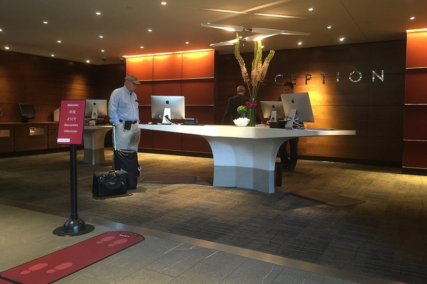 Reception never seemed to be fully staffed during our stay.