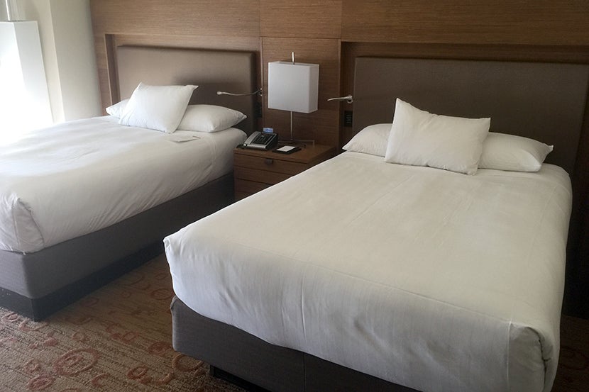 The standard room was fine for getting a good night's sleep, but it wasn't especially luxurious or roomy.