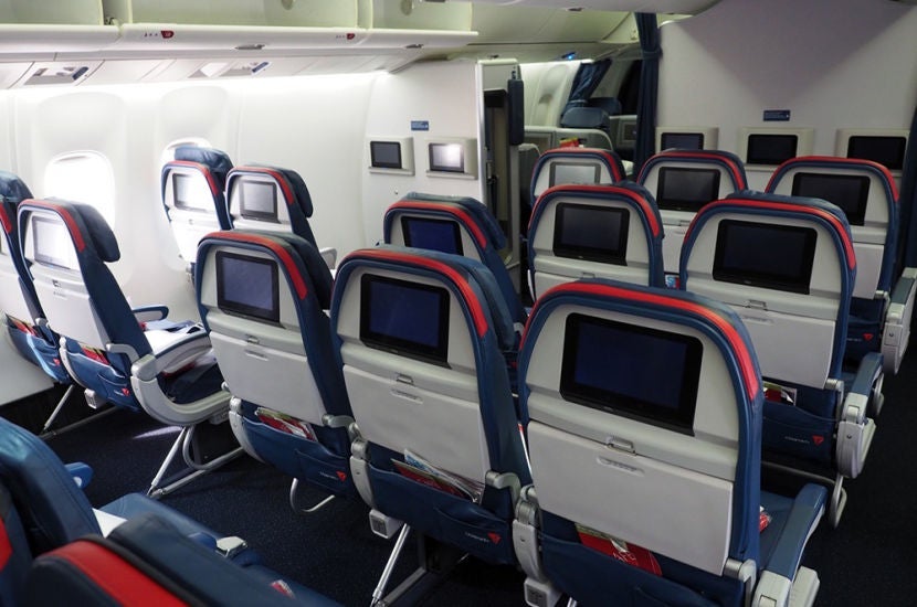 The Delta Comfort+ cabin.