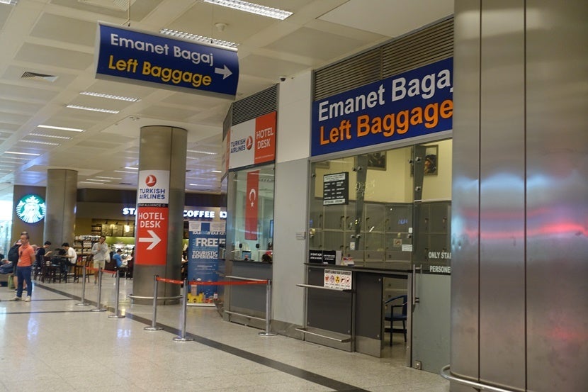 The international arrivals hall, looking totally normal.
