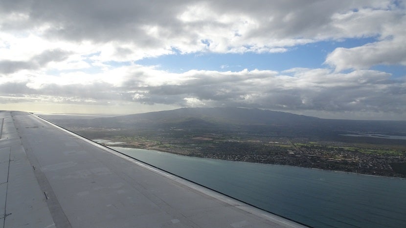 The approach into Honolulu was spectacular, even if the landing was hard.