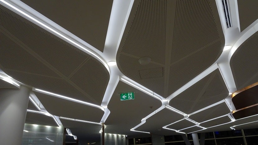 Look up! Even the ceiling is cool.