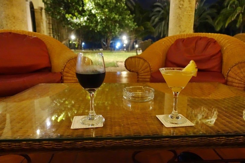 Why not enjoy a drink or two.