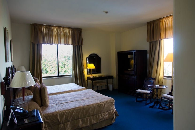 The room, which was a bit dated.