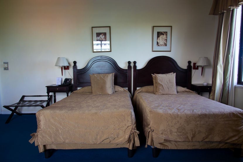 The beds