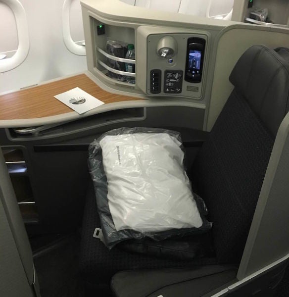 My A321T First Class seat.