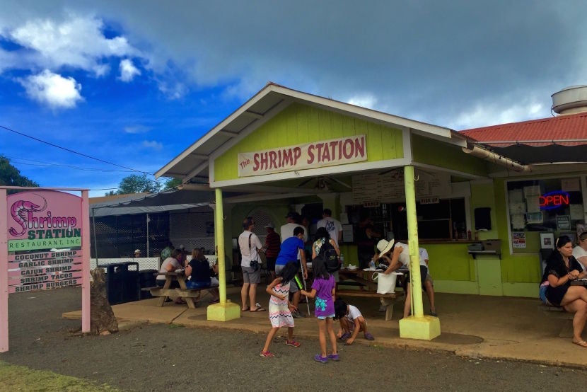 The Shrimp Station: Where dance battles often break out over who gets the last coconut-fried-morsel.
