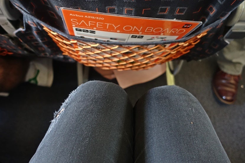 My knees on easyJet.