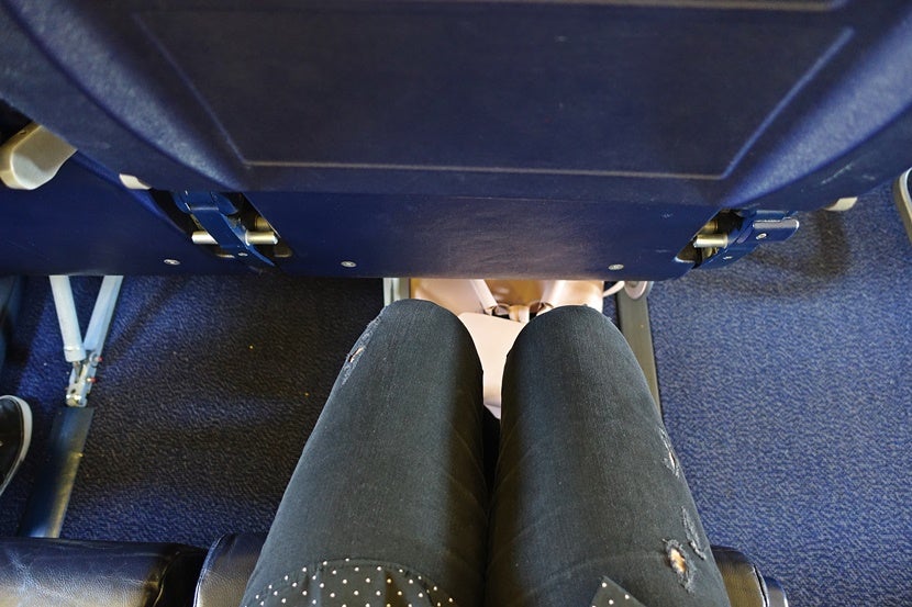 My knees on Ryanair.