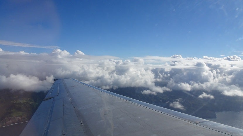 Considering this flight? Get a window seat and bring a better camera than I did.