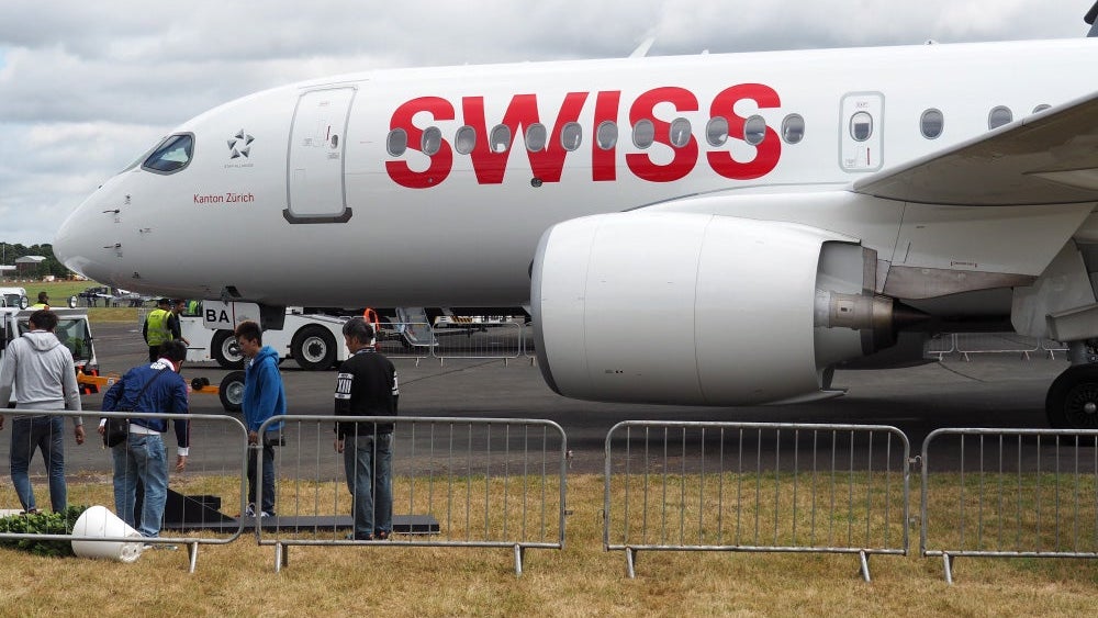 Bombardier CSeries Farnborough