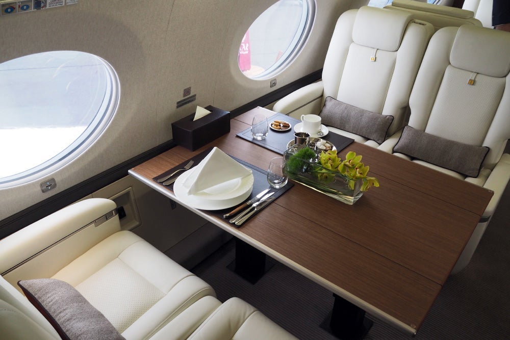 Qatar Gulfstream G650 Farnborough