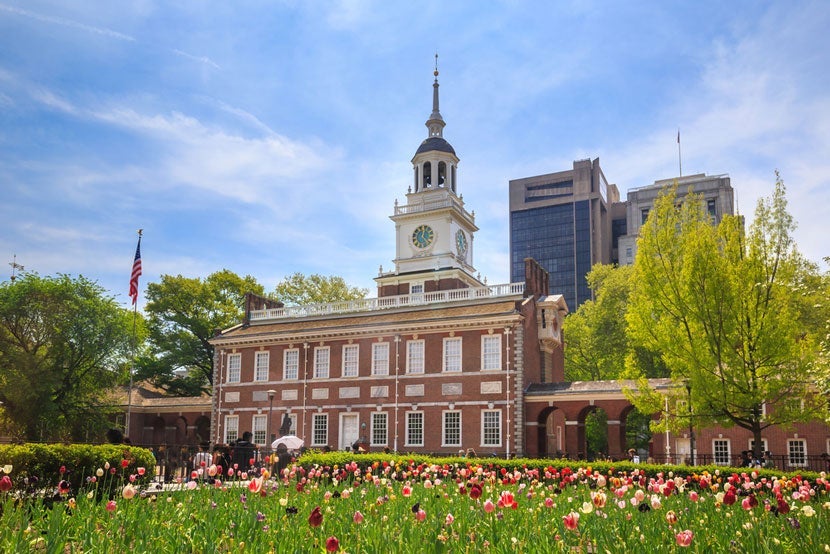 Independence Hall in Philadelphia. Image courtesy of Shutterstock.