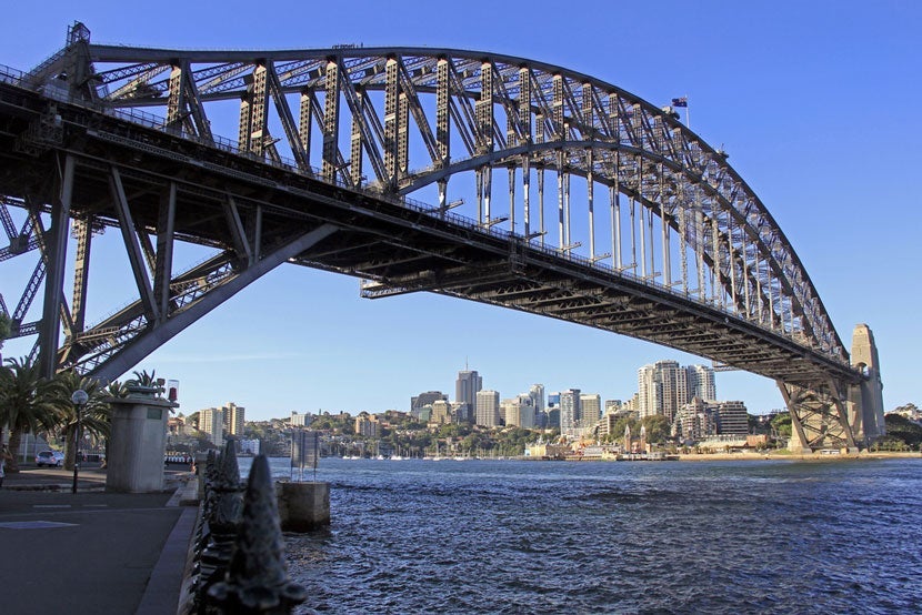 Sydney Harbour Bridge in Australia. Image courtesy of Shutterstock.