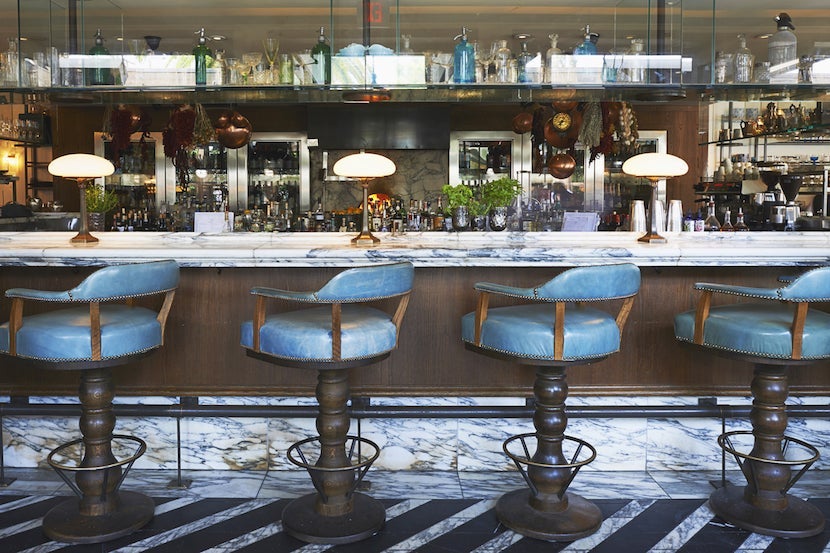 Settle in at Cecconi's for celebrity-caliber cocktails. Image courtesy of Visit West Hollywood.