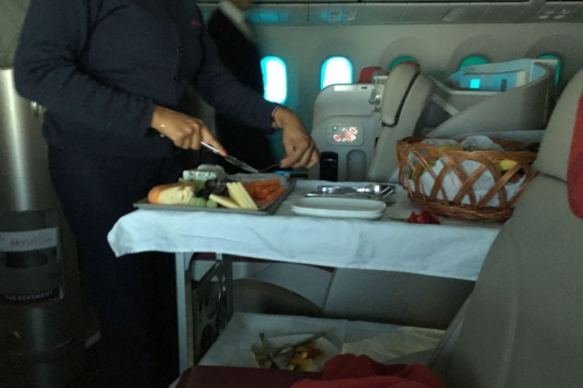 This was definitely a unique touch to Royal Air Maroc.