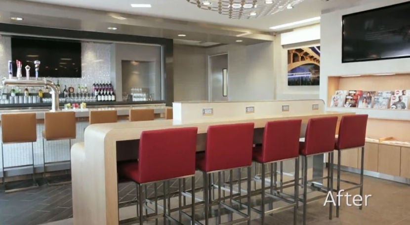 The newly completed Admirals club in Phoenix (PHX).