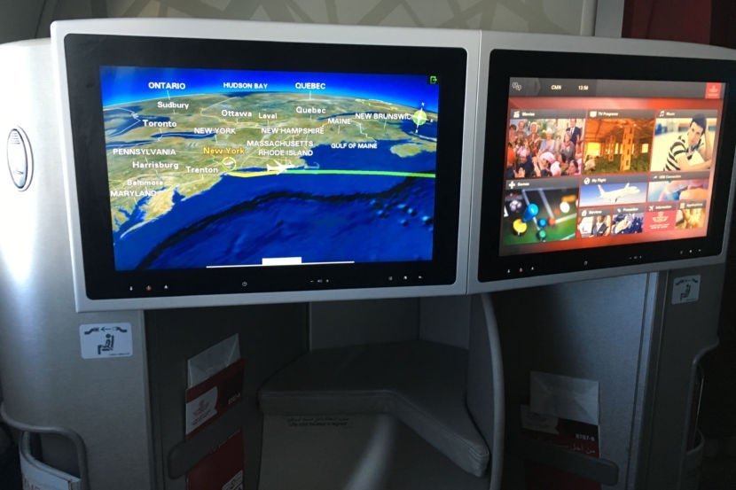 The TV's had good touch screens in addition to remotes.