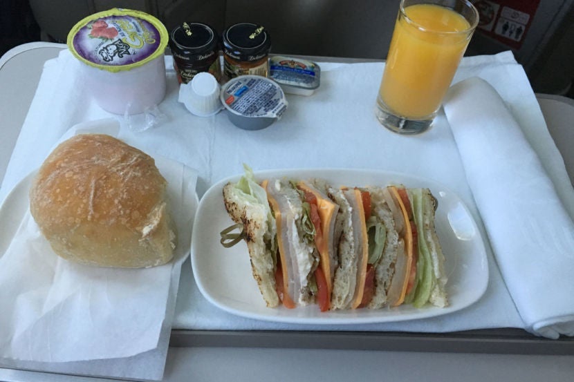 The first snack.