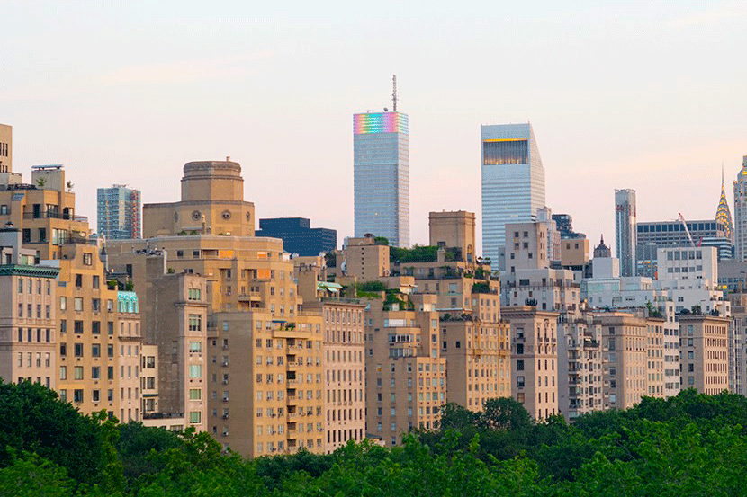 The view over Central Park down Fifth Avenue. Image by Kofi Lee-Berman.