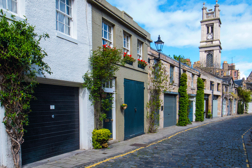 Treat yourself to a shopping spree in Edinburgh's Stockbridge neighborhood. Image courtesy of Flickr.