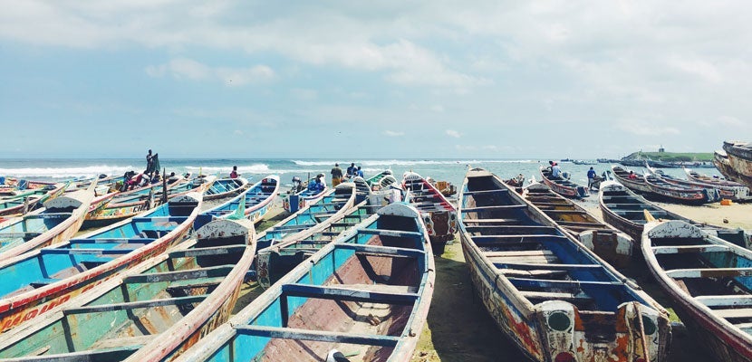 Visiting a fish market on the beach was a unique and memorable experience.