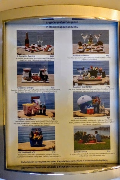 Ritz-Carlton Laguna Niguel inspiration menu