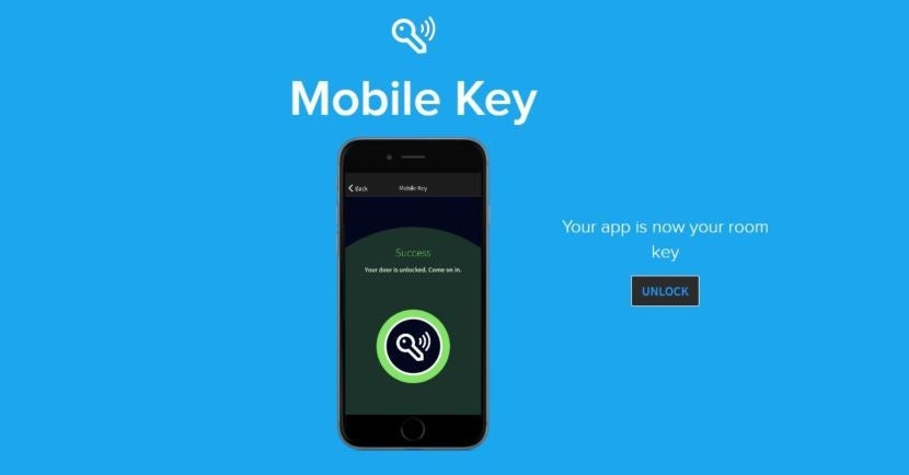 Many hotel brands now have apps that offer things like keyless entry. Photo courtesy of Marriott.