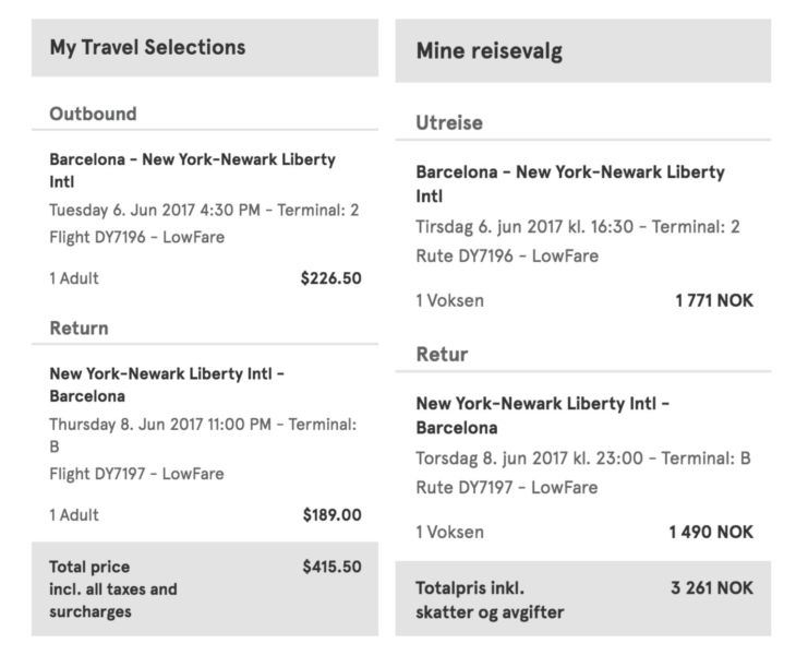Booking