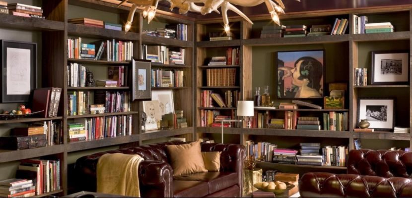 The Library at the Nines Hotel in Portland serves cocktails and snacks in a casual and comfortable setting.