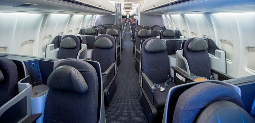 american airlines 757 business class